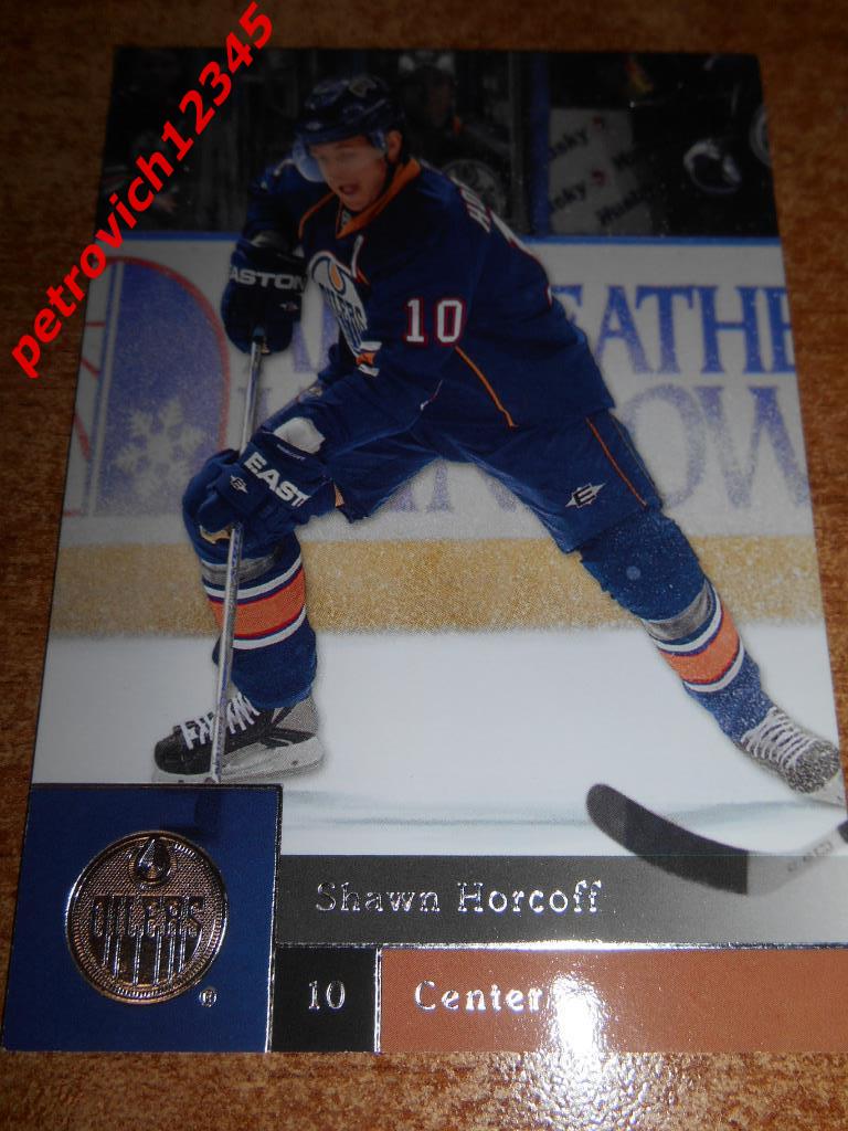 хоккей. карточка = Shawn Horcoff- Edmonton Oilers