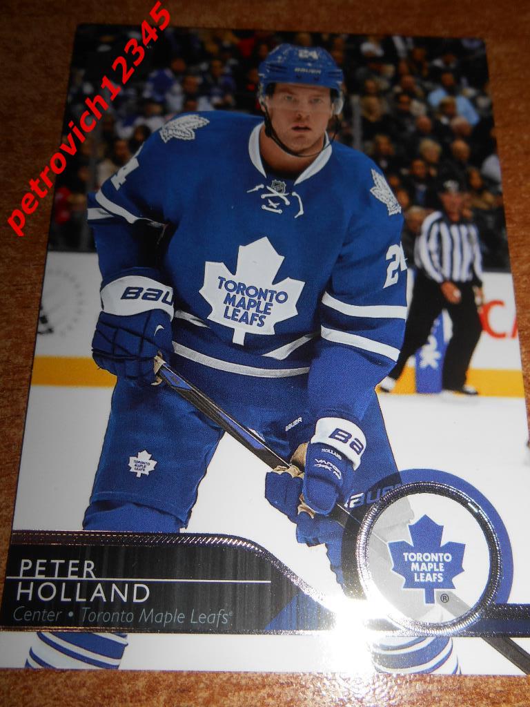 хоккей.карточка = Peter Holland- Toronto Maple Leafs