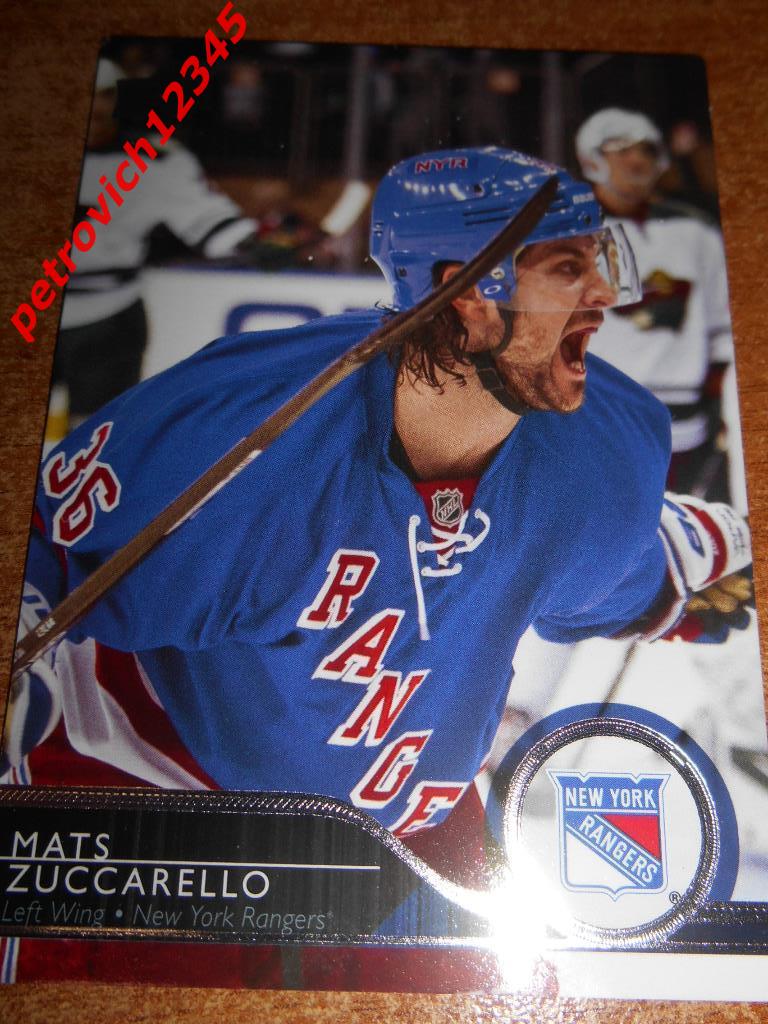 хоккей.карточка = Mats Zuccarello- New York Rangers