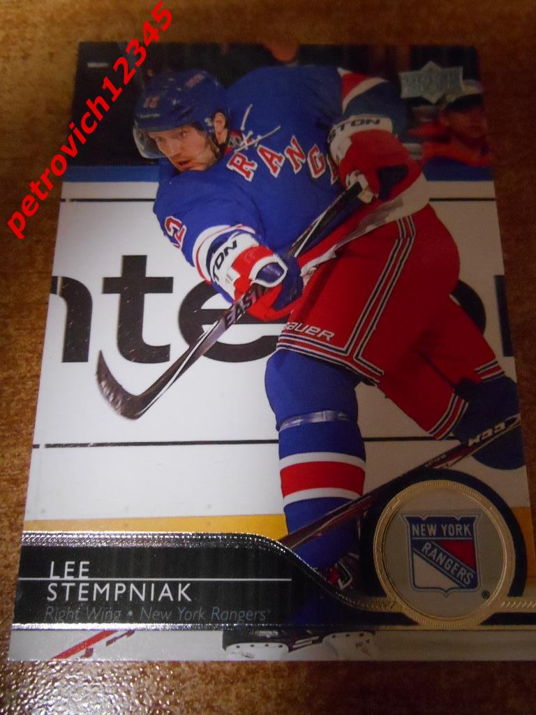 хоккей.карточка = Lee Stempniak- New York Rangers