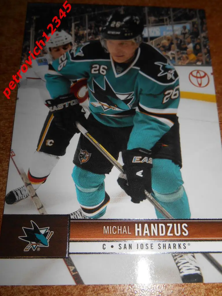 хоккей.карточка = Michal Handzus- San Jose Sharks