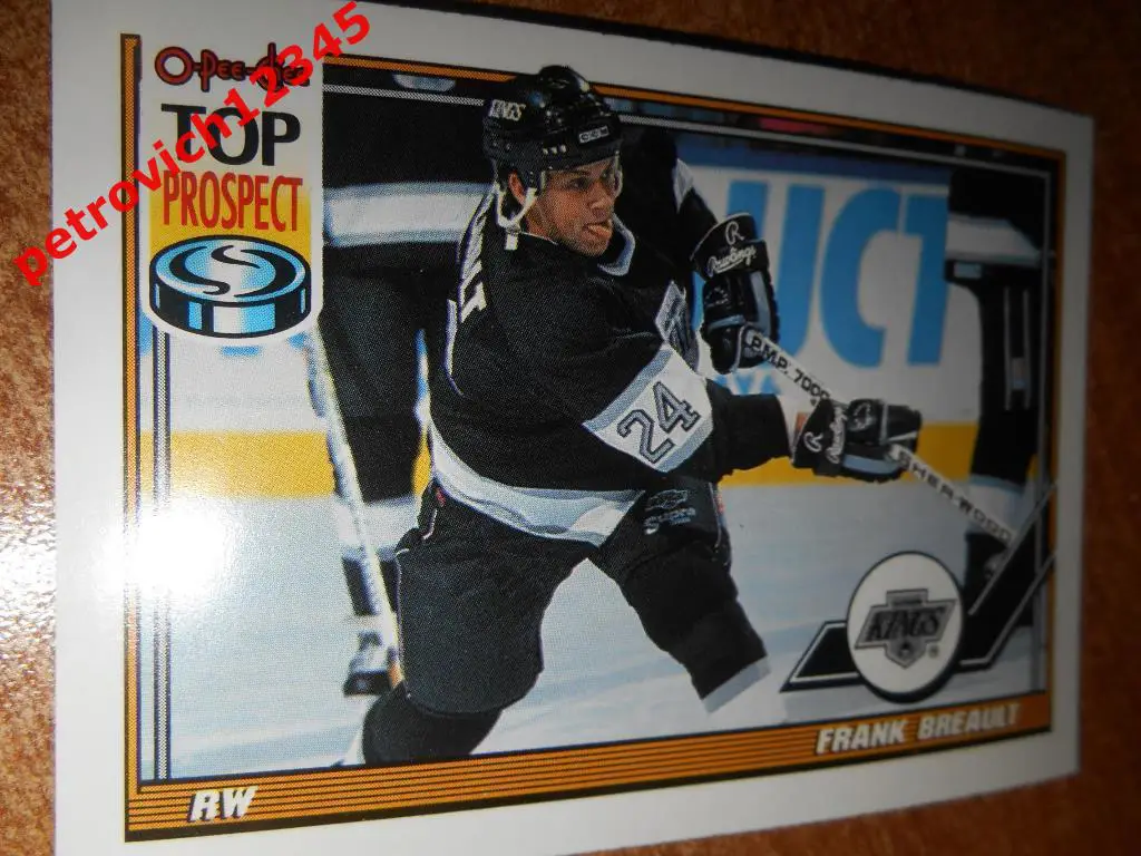 хоккей.карточка = Francois Breault- Los Angeles Kings