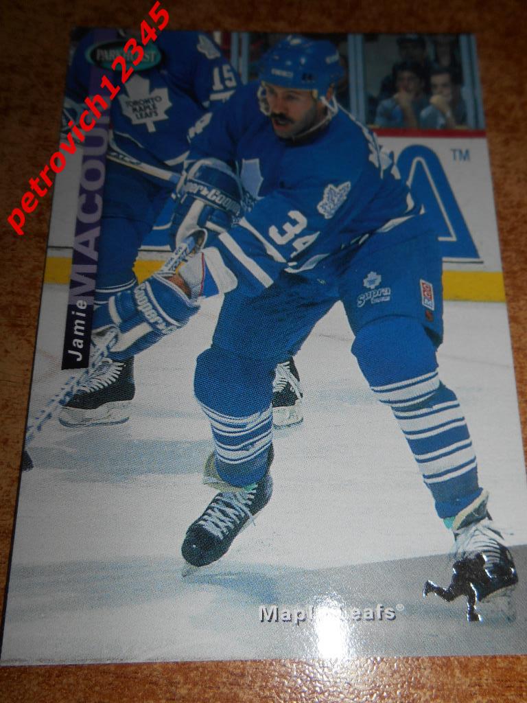 хоккей.карточка = Jamie Macoun- Toronto Maple Leafs