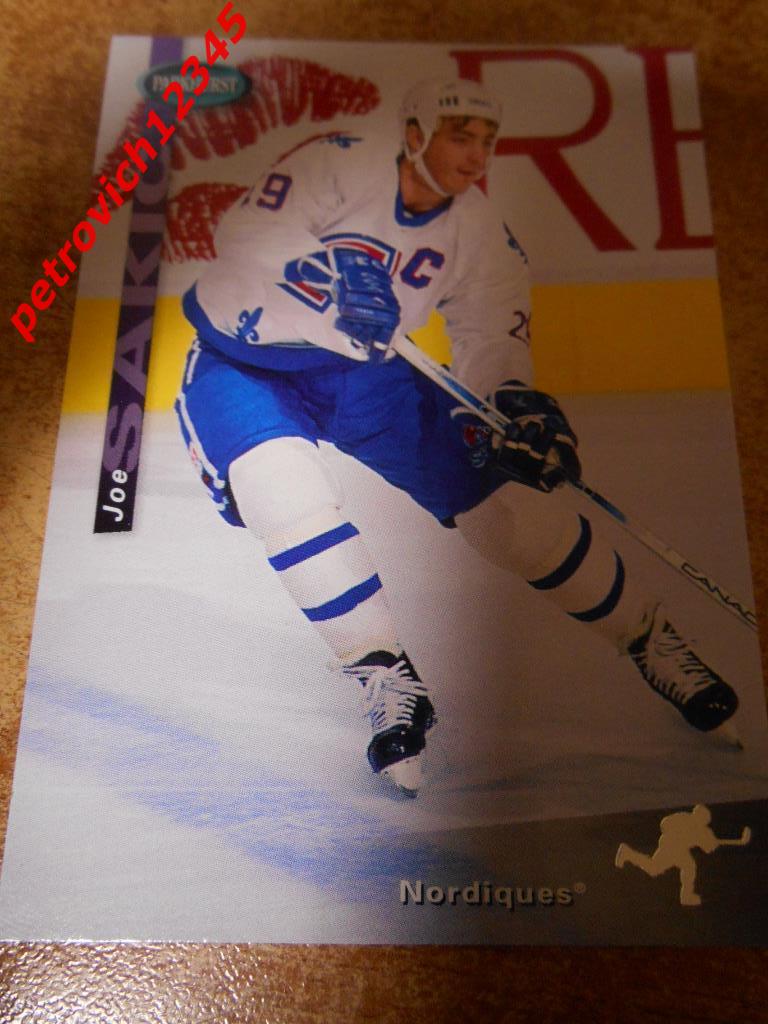 хоккей.карточка = Joe Sakic- Quebec Nordiques