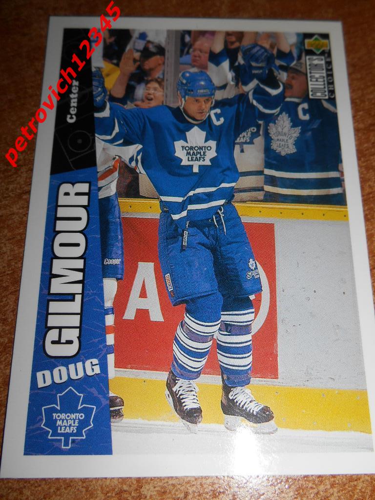 хоккей.карточка = Doug Gilmour- Toronto Maple Leafs