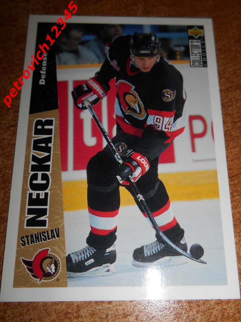 хоккей.карточка = Stanislav Neckar- Ottawa Senators
