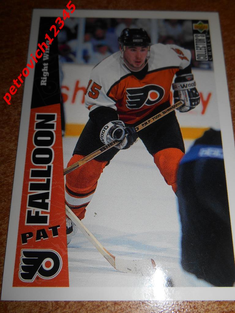 хоккей.карточка = Pat Falloon- Philadelphia Flyers
