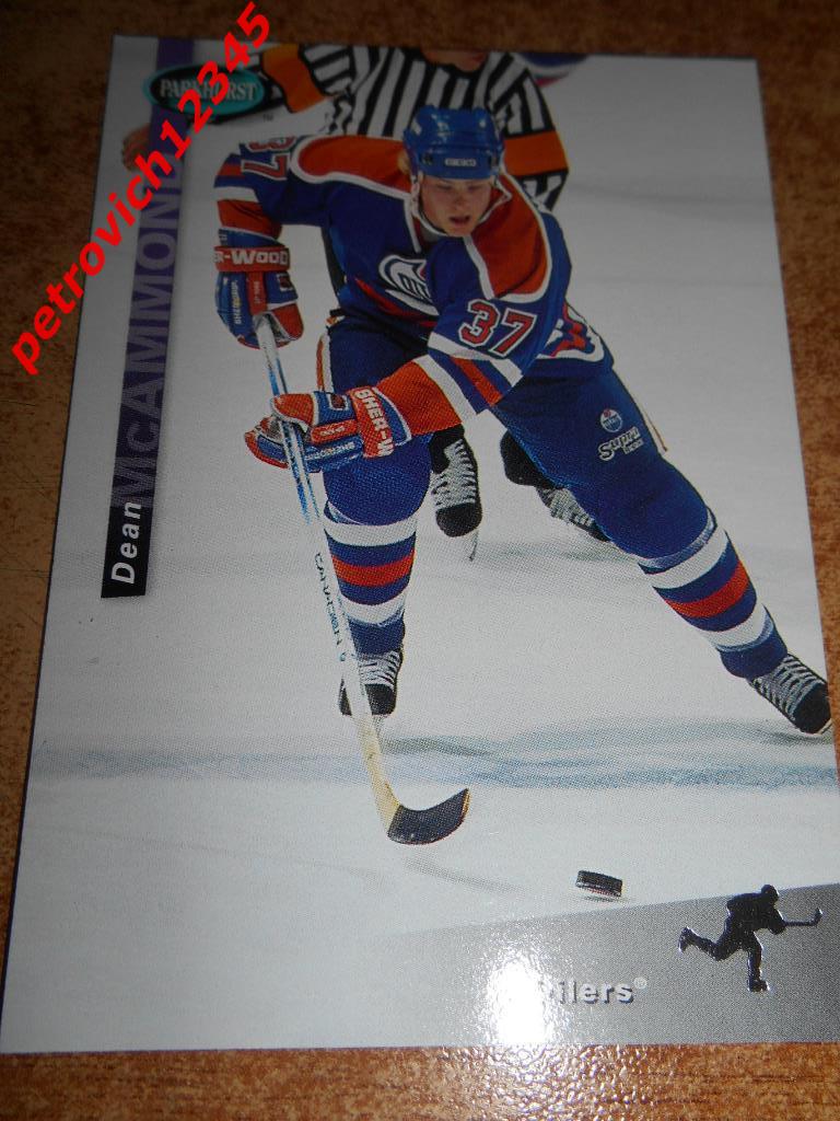 хоккей.карточка = Dean McAmmond- Edmonton Oilers