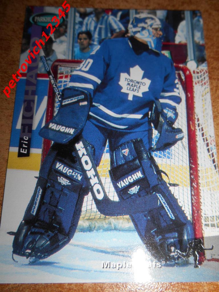 хоккей.карточка = Eric Fichaud- Toronto Maple Leafs
