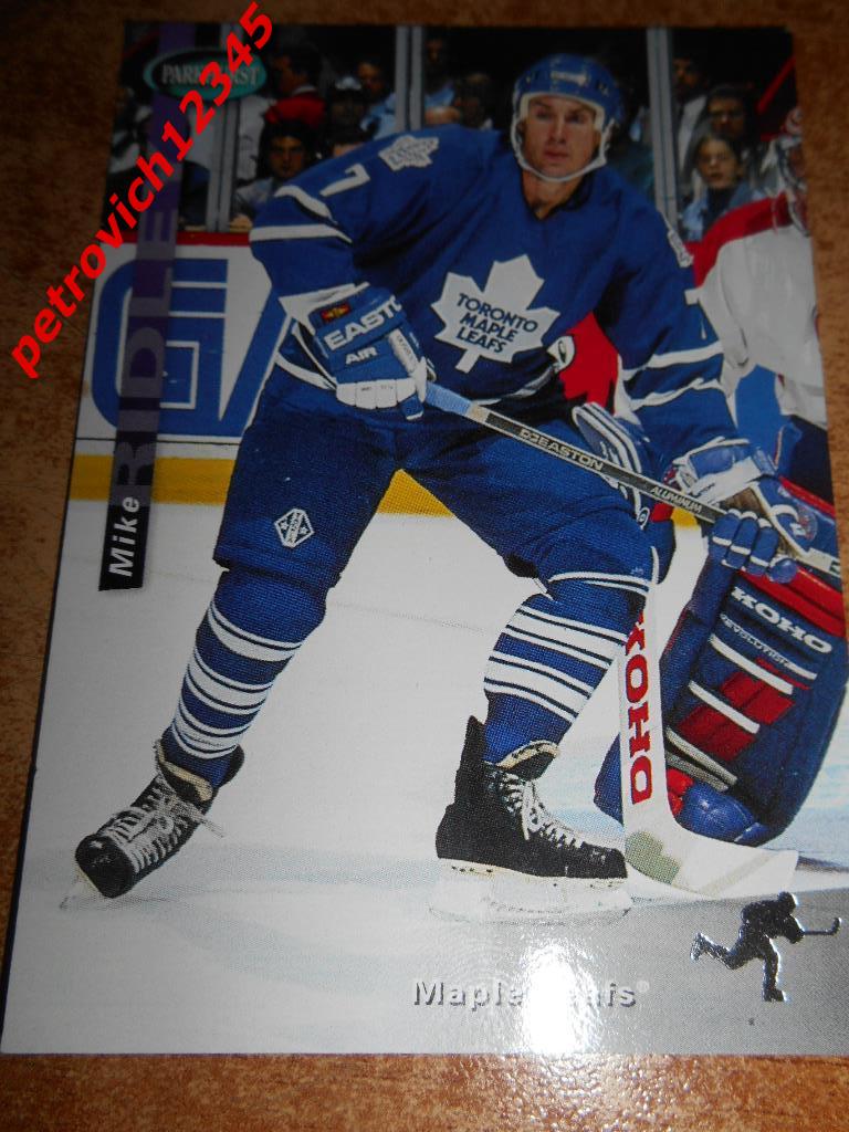 хоккей.карточка = Mike Ridley- Toronto Maple Leafs