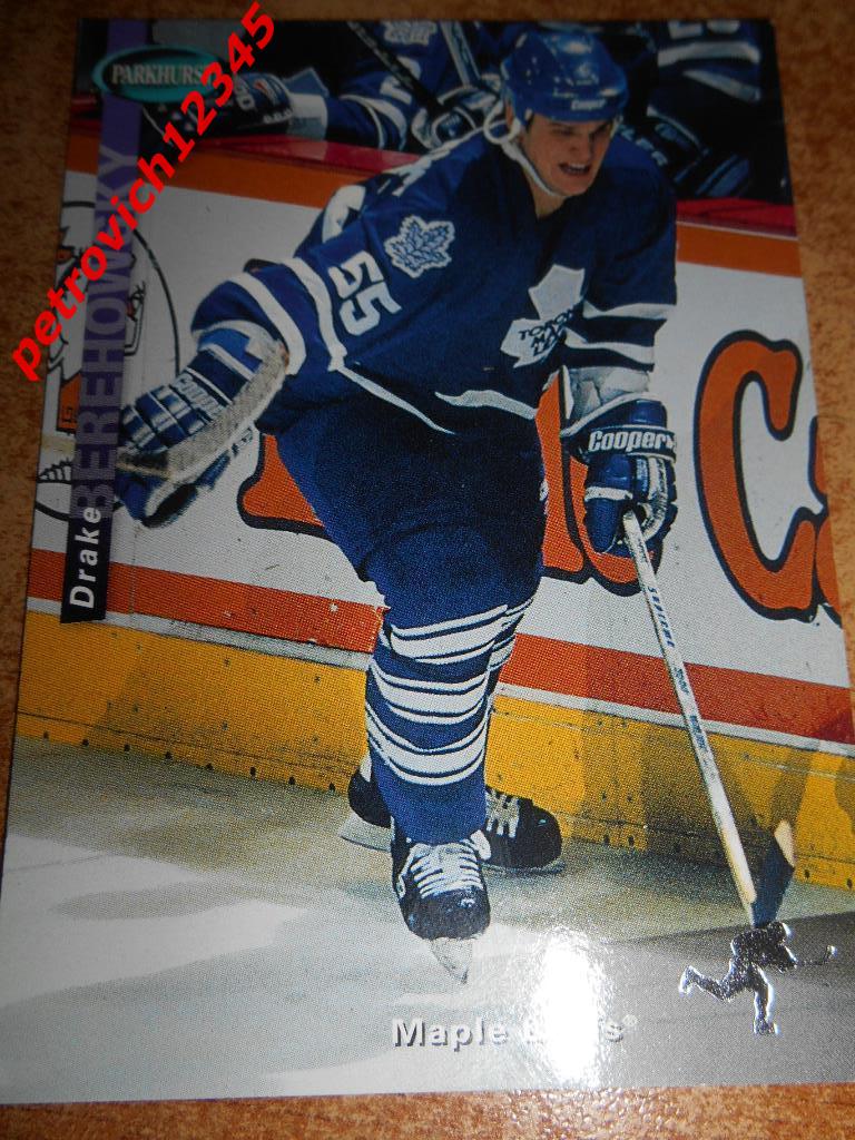 хоккей.карточка = Drake Berehowsky- Toronto Maple Leafs