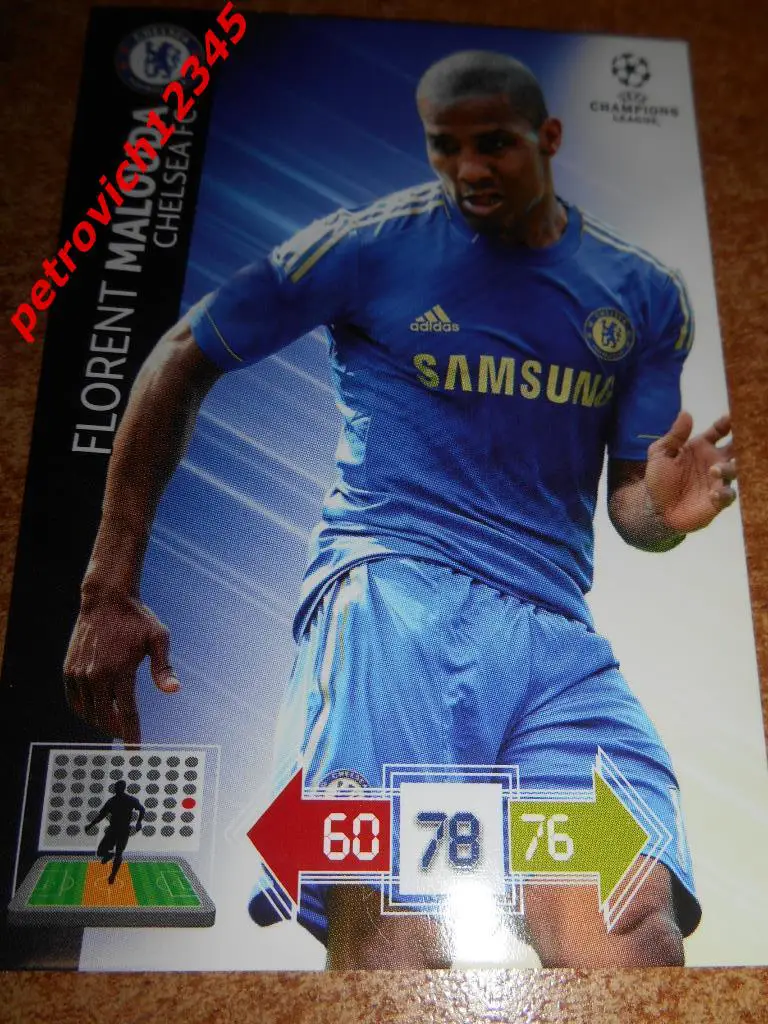 футбол.карточка = Florent Malouda- Chelsea