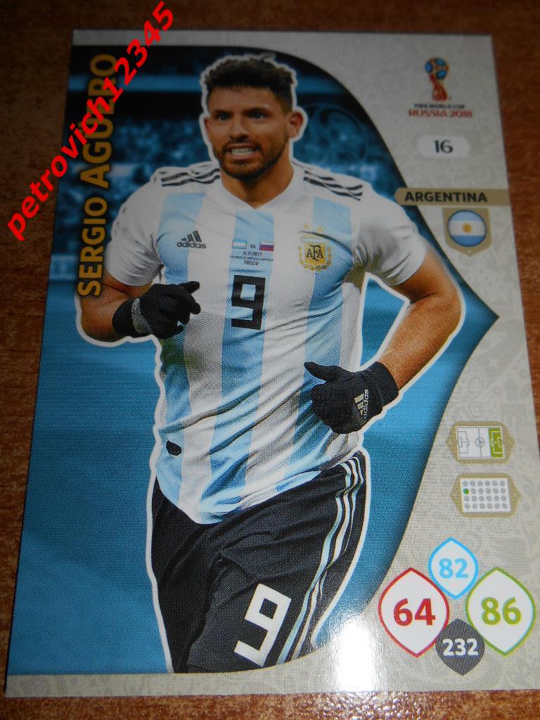 футбол.карточка = Sergio Aguero- Argentina