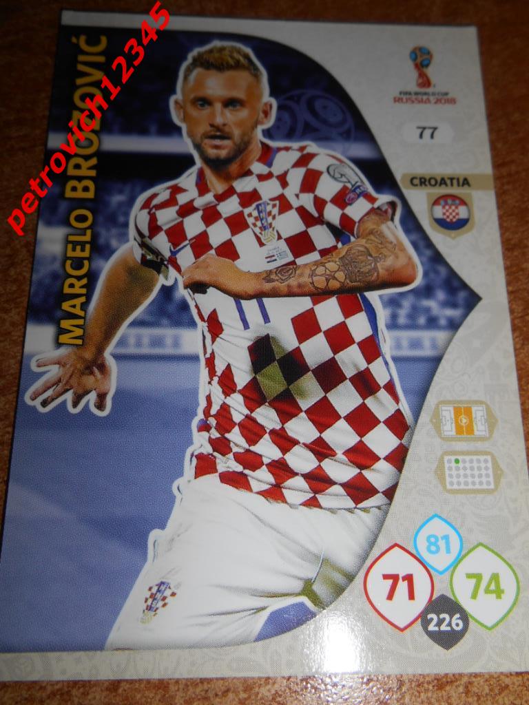 футбол.карточка = Marcelo Brozovic- Croatia