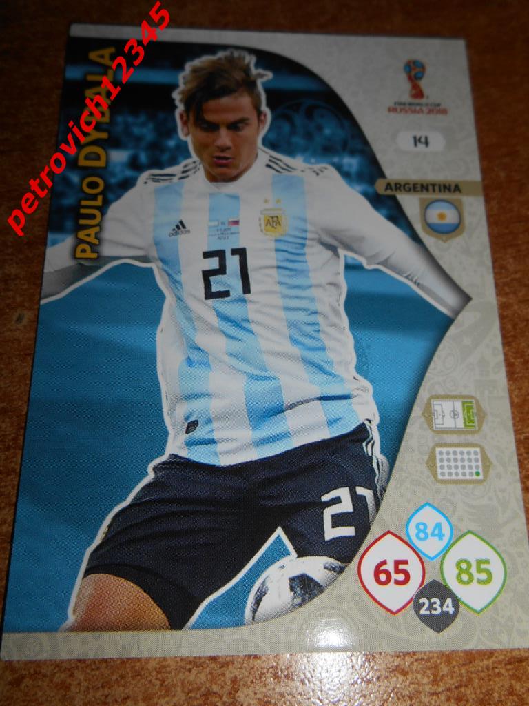футбол.карточка = Paulo Dybala- Argentina
