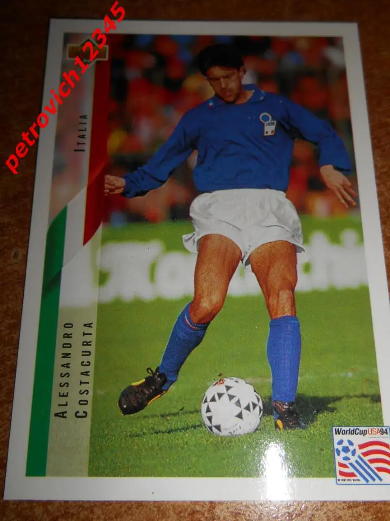 футбол.карточка = Alessandro Costacurta (Italy)