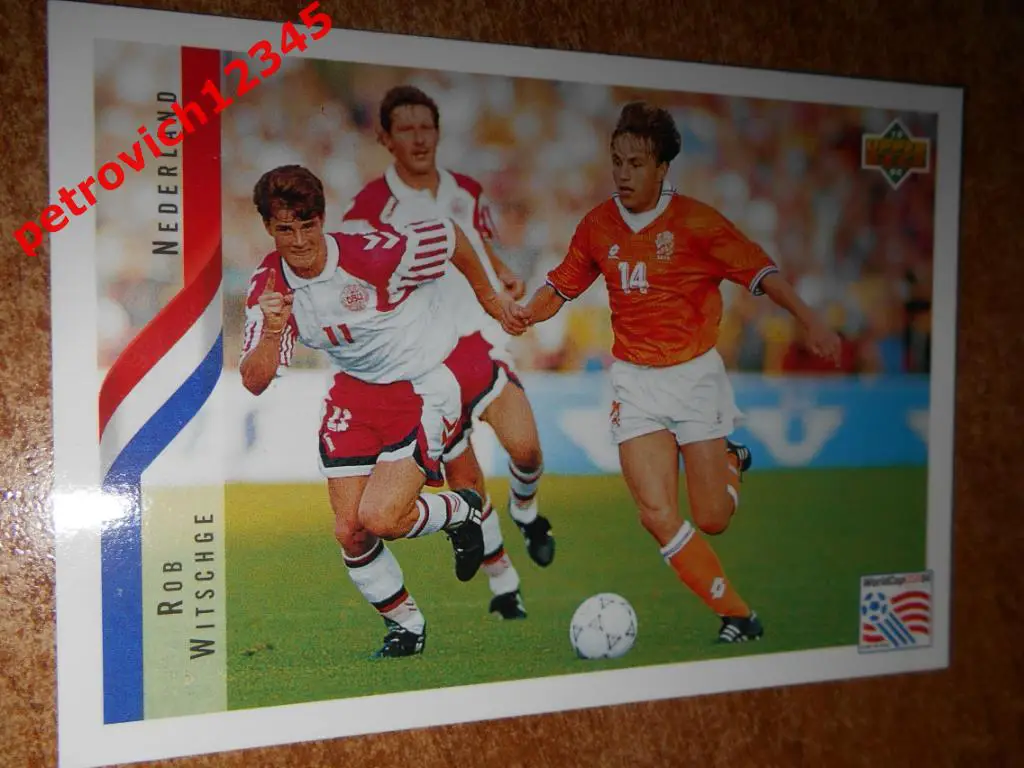 футбол.карточка = Rob Witschge (Netherlands)
