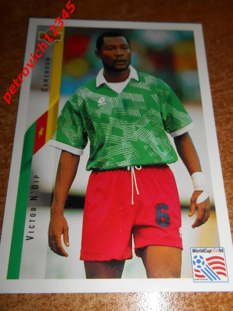футбол.карточка = Victor N`Dip (Cameroon)