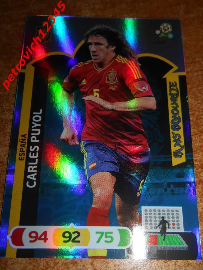 футбол.карточка = Carles Puyol- Spain