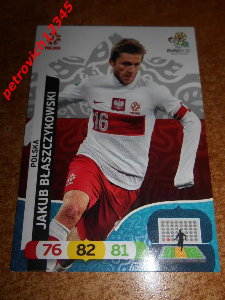 футбол.карточка = Jakub Blaszczykowski- Poland