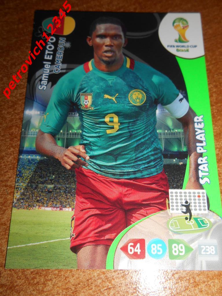 футбол.карточка = Samuel Eto'o- Cameroon