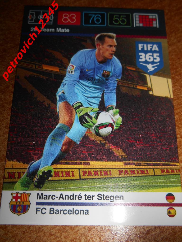 футбол.карточка = Marc-Andre ter Stegen- F.C. Barcelona