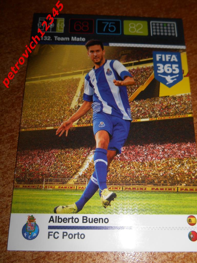 футбол.карточка = Alberto Bueno- Porto