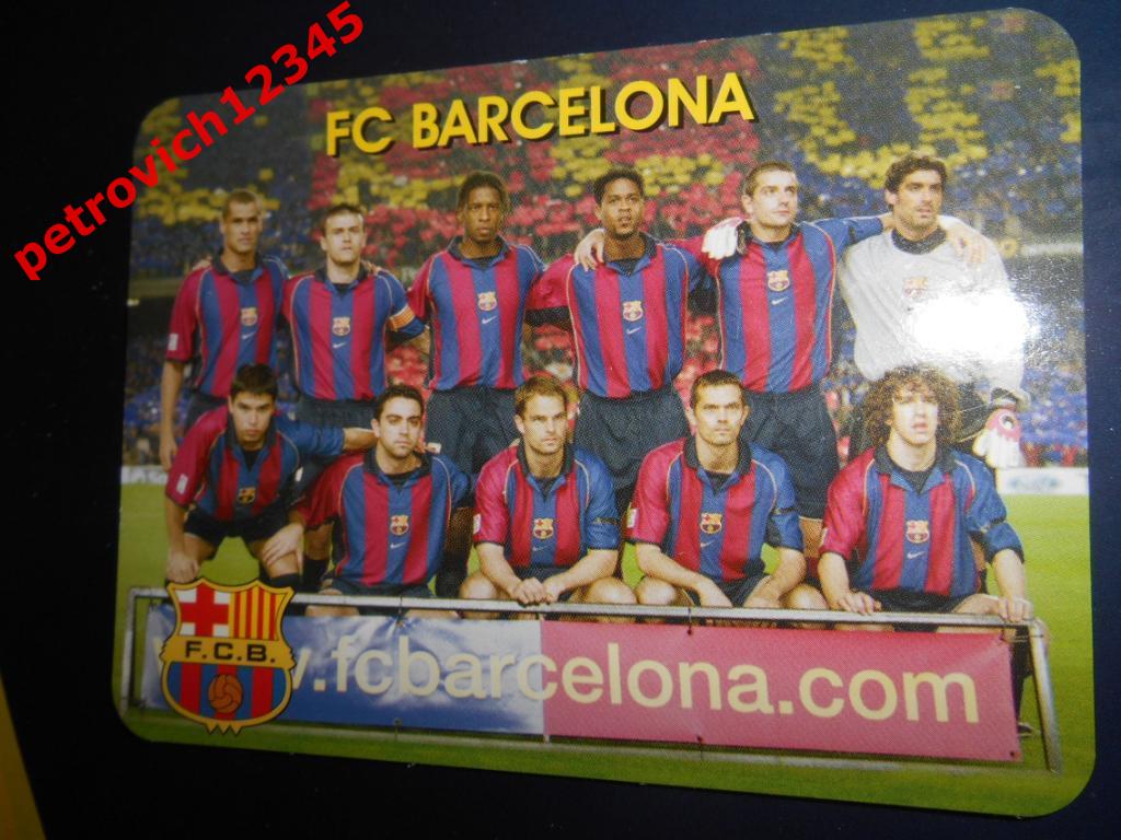 календарик - Barcelona - 2003г