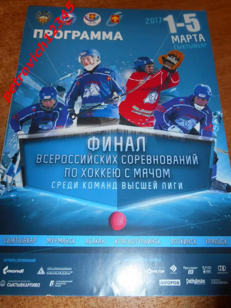 финал высшей лиги - 01 - 05 марта 2017г