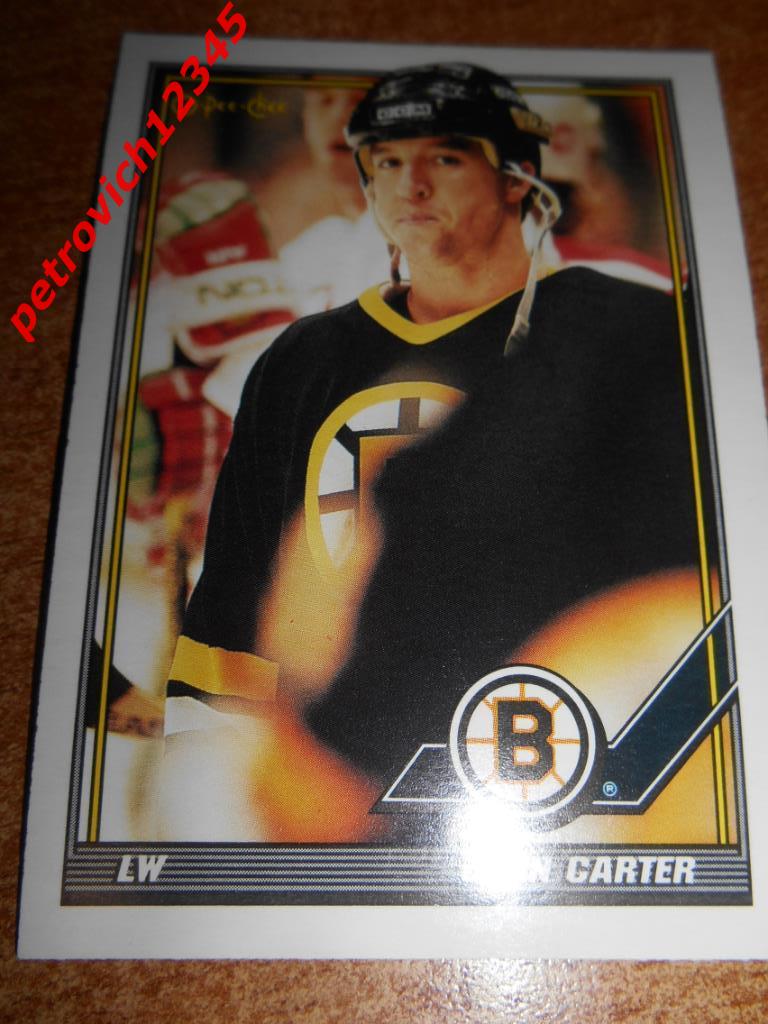 хоккей.карточка = John Carter- Boston Bruins