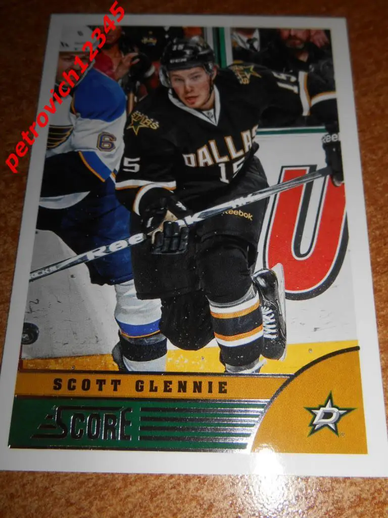 хоккей.карточка = Scott Glennie- Dallas Stars