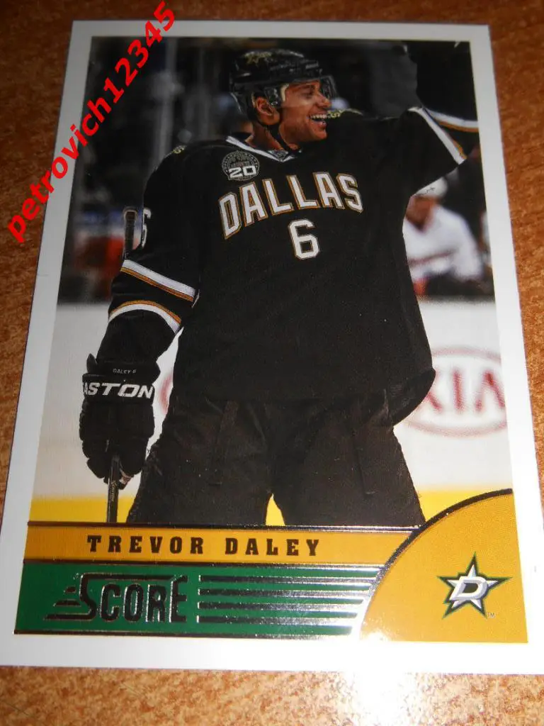 хоккей.карточка = Trevor Daley- Dallas Stars