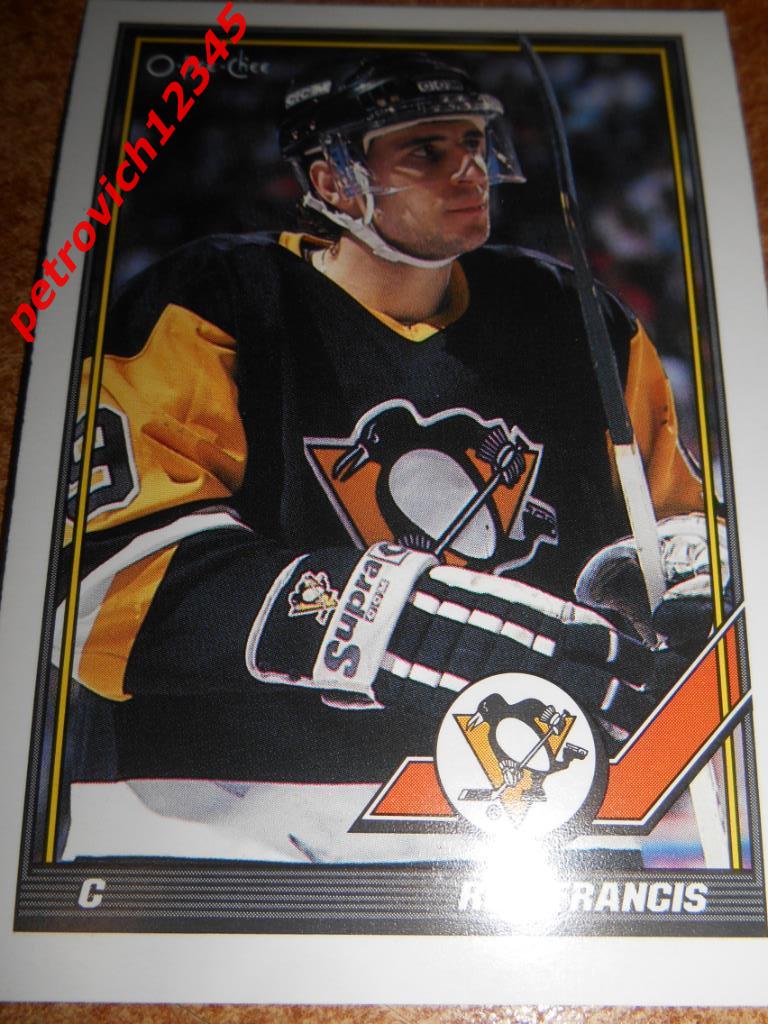 хоккей.карточка = Ron Francis- Pittsburgh Penguins