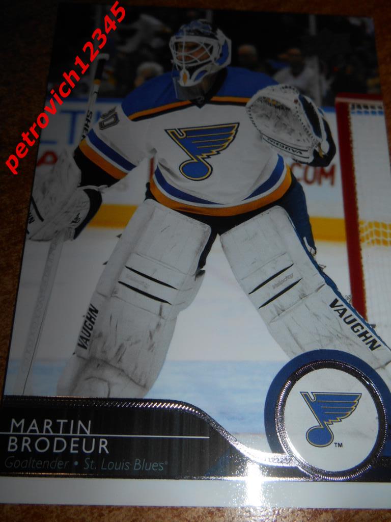 хоккей.карточка = Martin Brodeur- St. Louis Blues