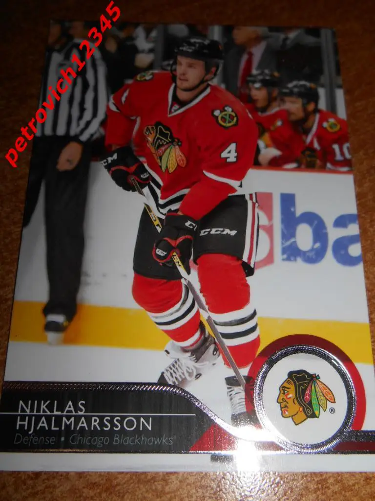 хоккей.карточка = Niklas Hjalmarsson- Chicago Blackhawks