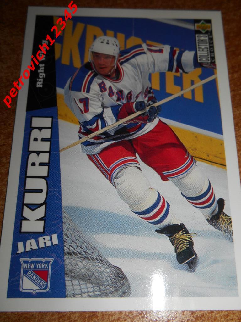 хоккей.карточка = Jari Kurri- New York Rangers