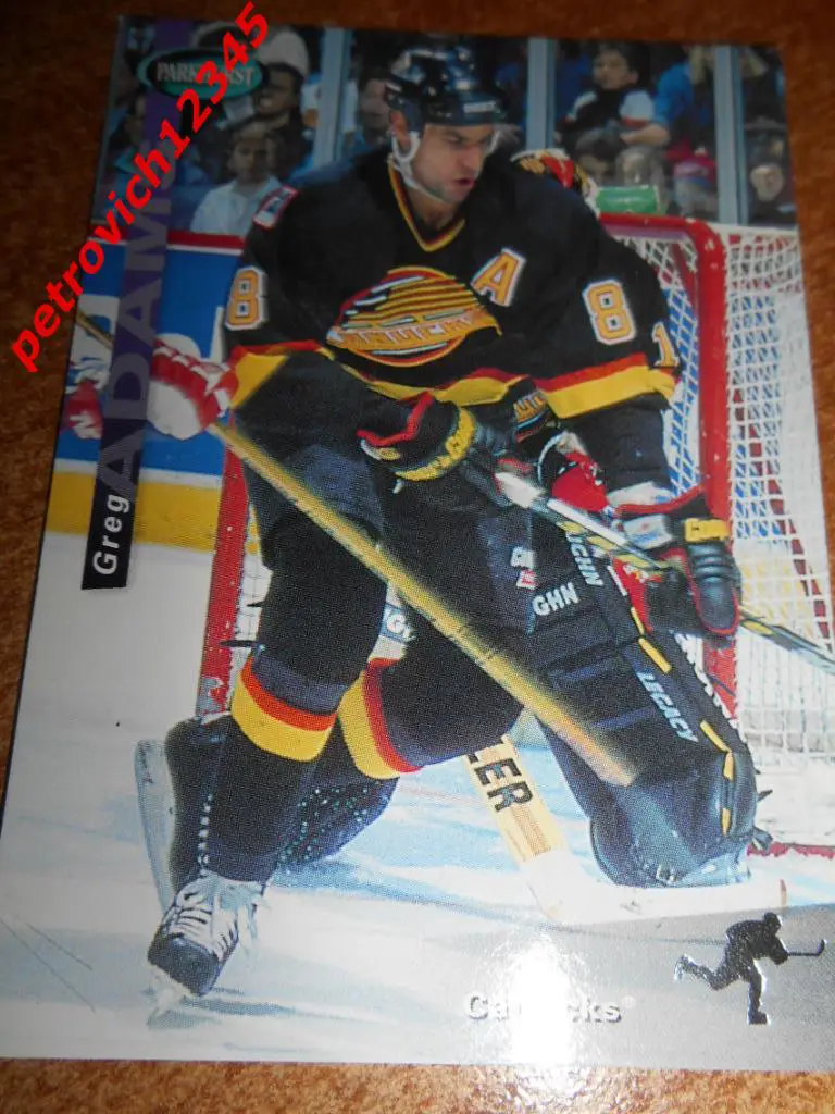 хоккей.карточка = Greg Adams-Vancouver Canucks