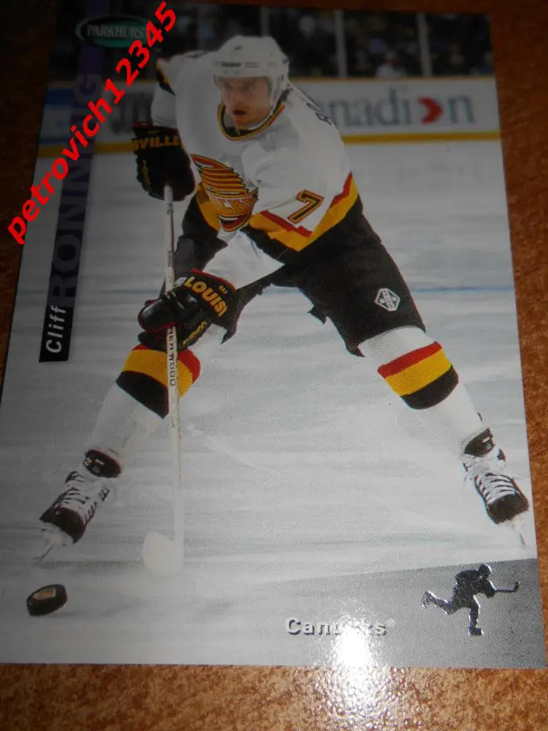 хоккей.карточка = Cliff Ronning-Vancouver Canucks