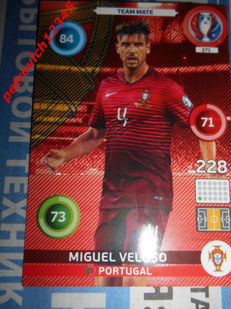 футбол.карточка = Miguel Veloso - Portugal