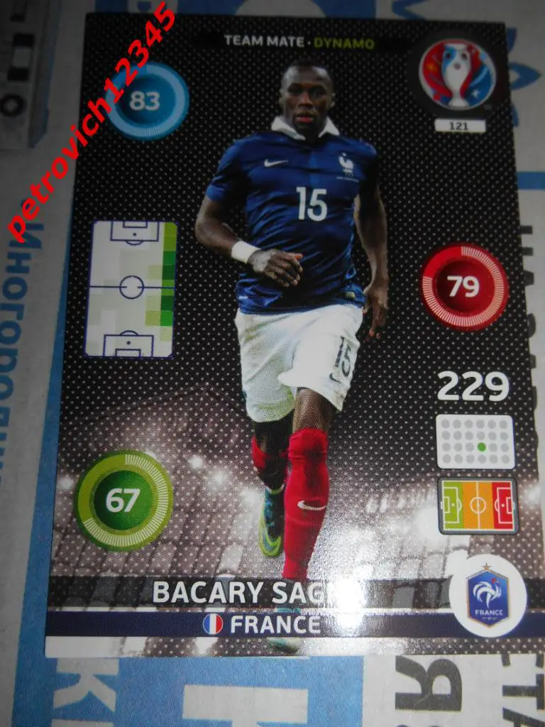 футбол.карточка = Bacary Sagna- France