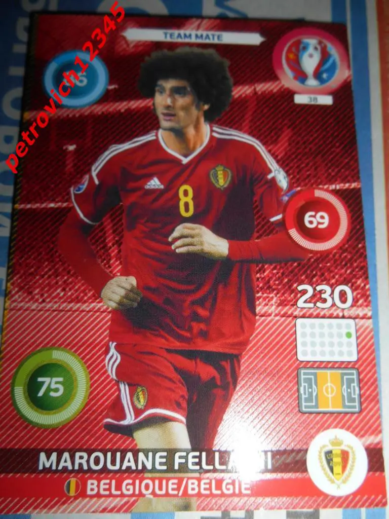 футбол.карточка = Marouane Fellaini - Belgium