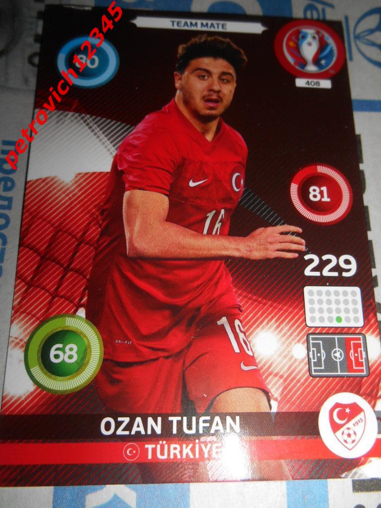 футбол.карточка = Ozan Tufan - Turkey