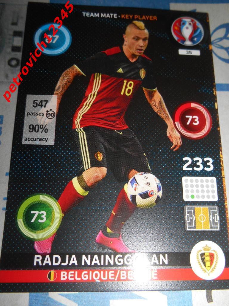 футбол.карточка = Radja Nainggolan- Belgium