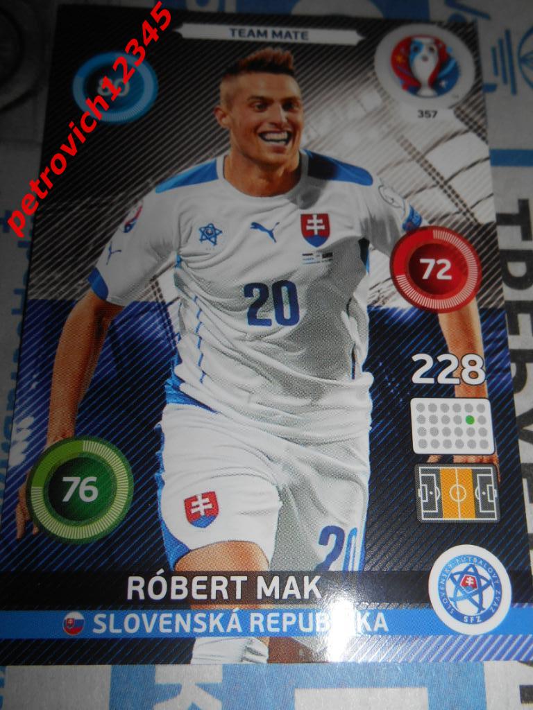 футбол.карточка = Robert Mak - Slovakia