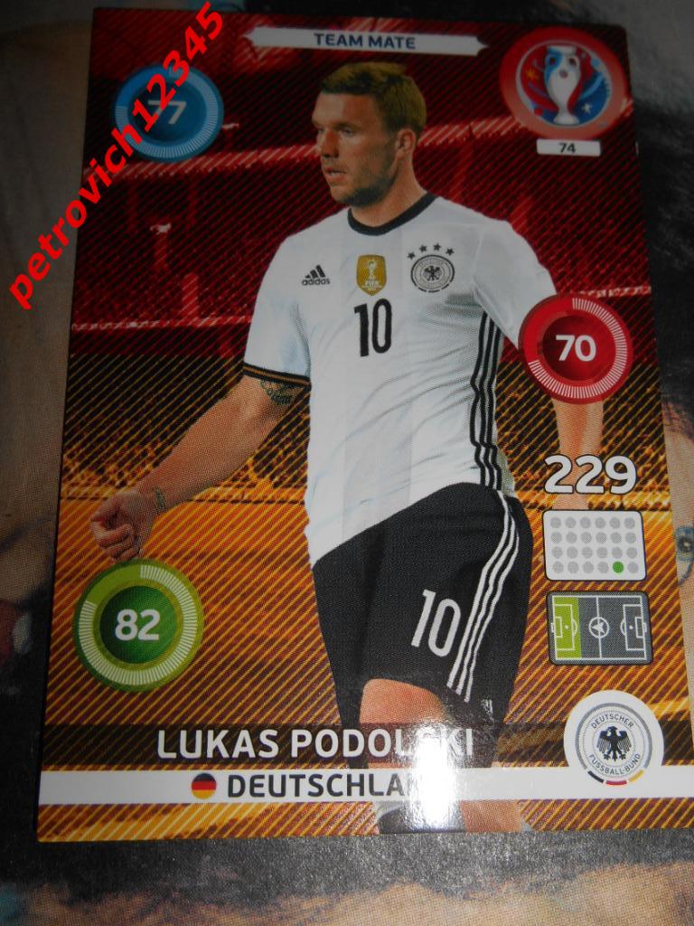 футбол.карточка = Lukas Podolski - Germany