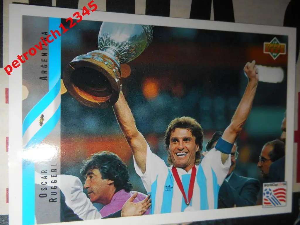 футбол.карточка = Oscar Ruggeri - Argentina