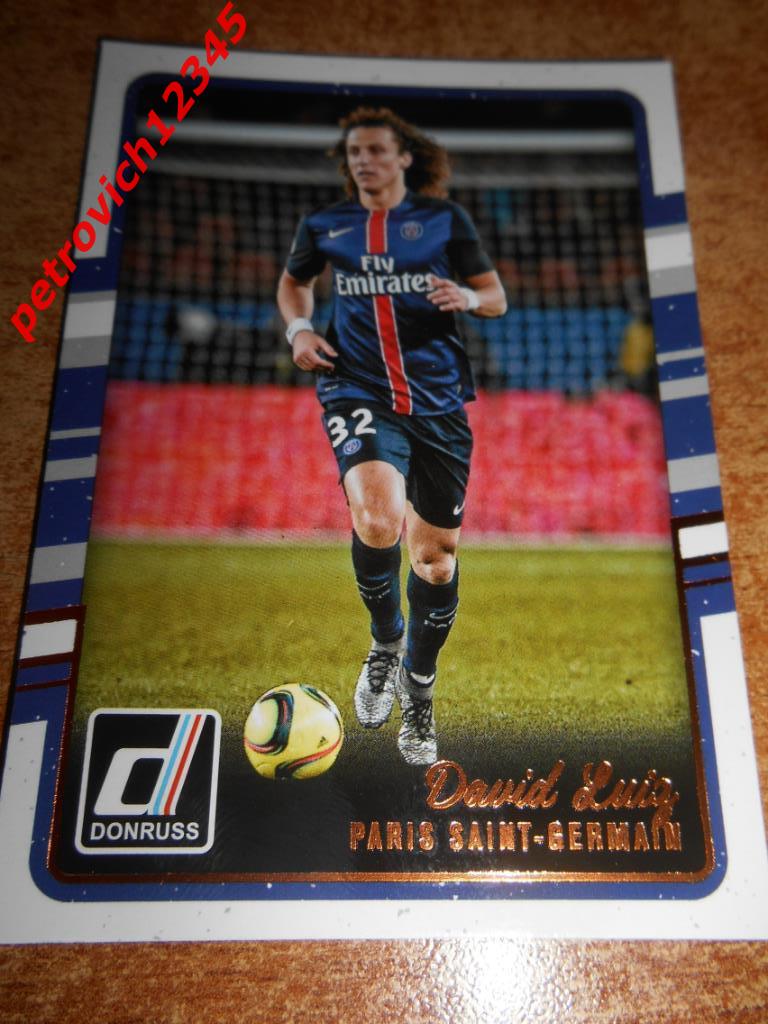 футбол.карточка = David Luiz- Paris Saint-Germain