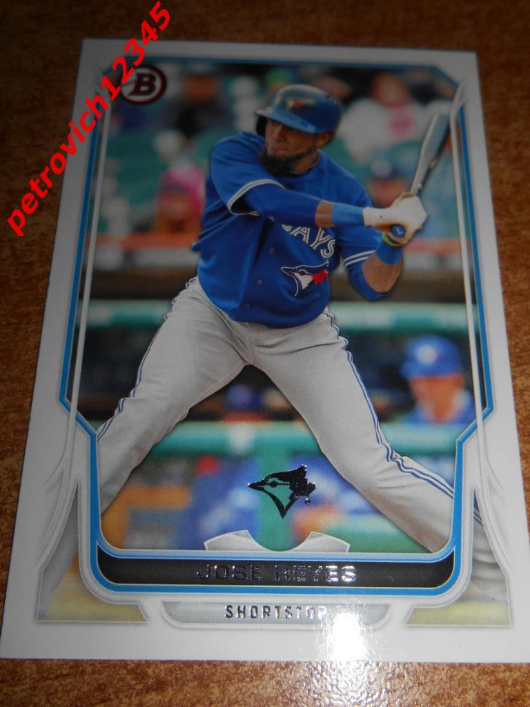 бейсболл.карточка = Jose Reyes- Toronto Blue Jays