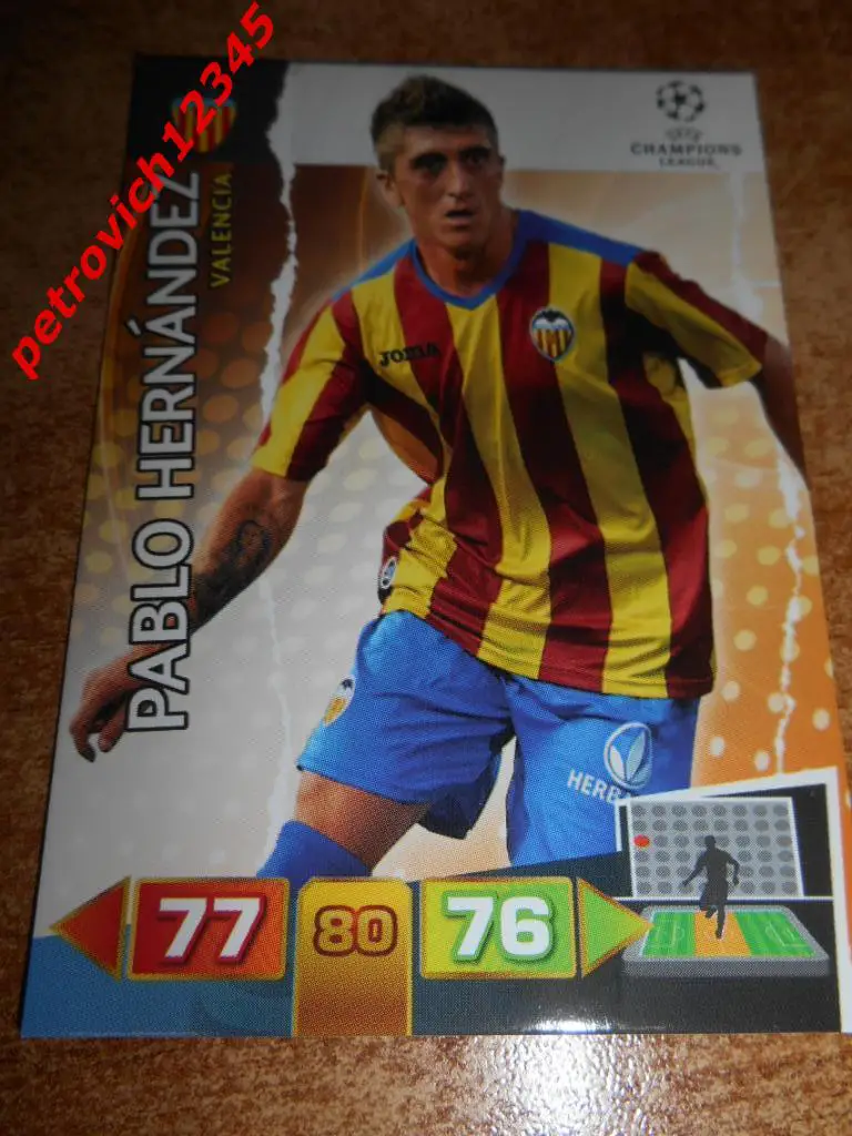 футбол.карточка = Pablo Hernandez - Valencia