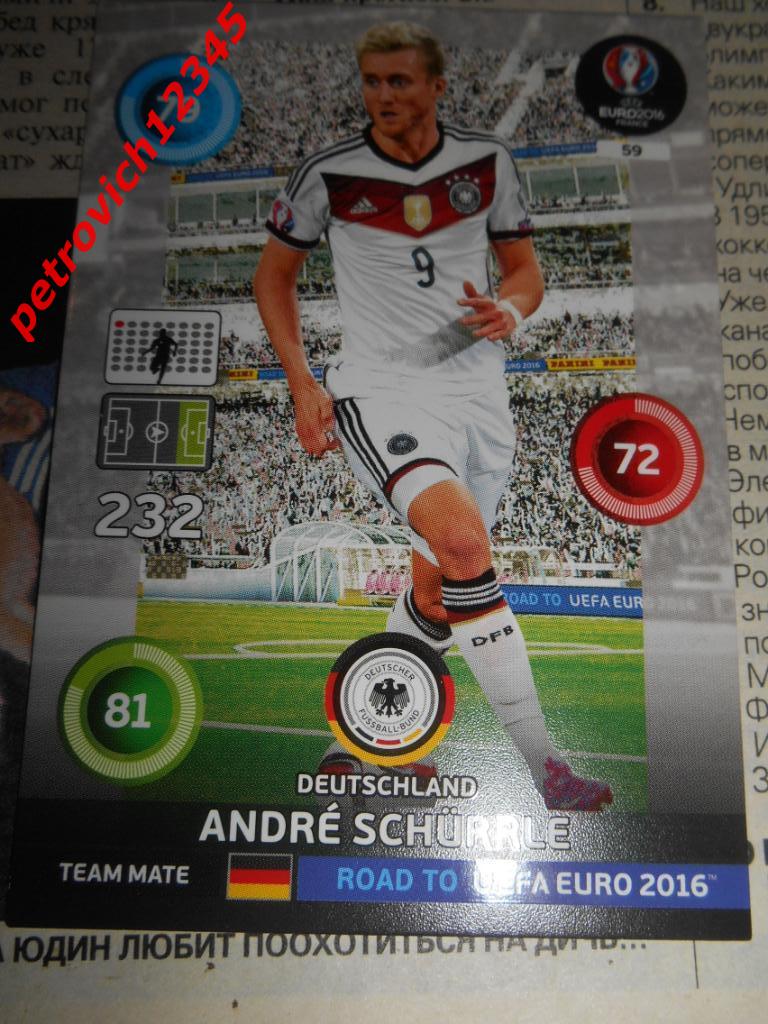 футбол.карточка = Andre Schurrle - Germany